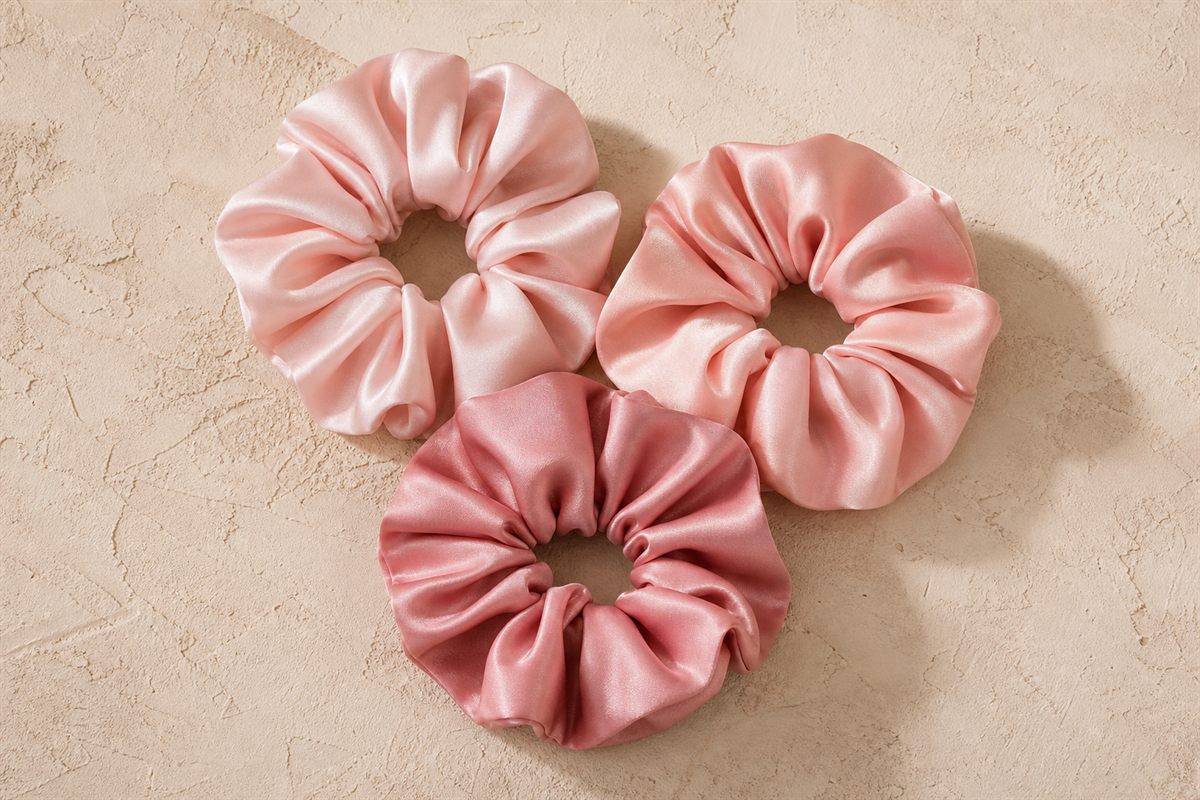 Lot de 3 Chouchous en Soie No.17