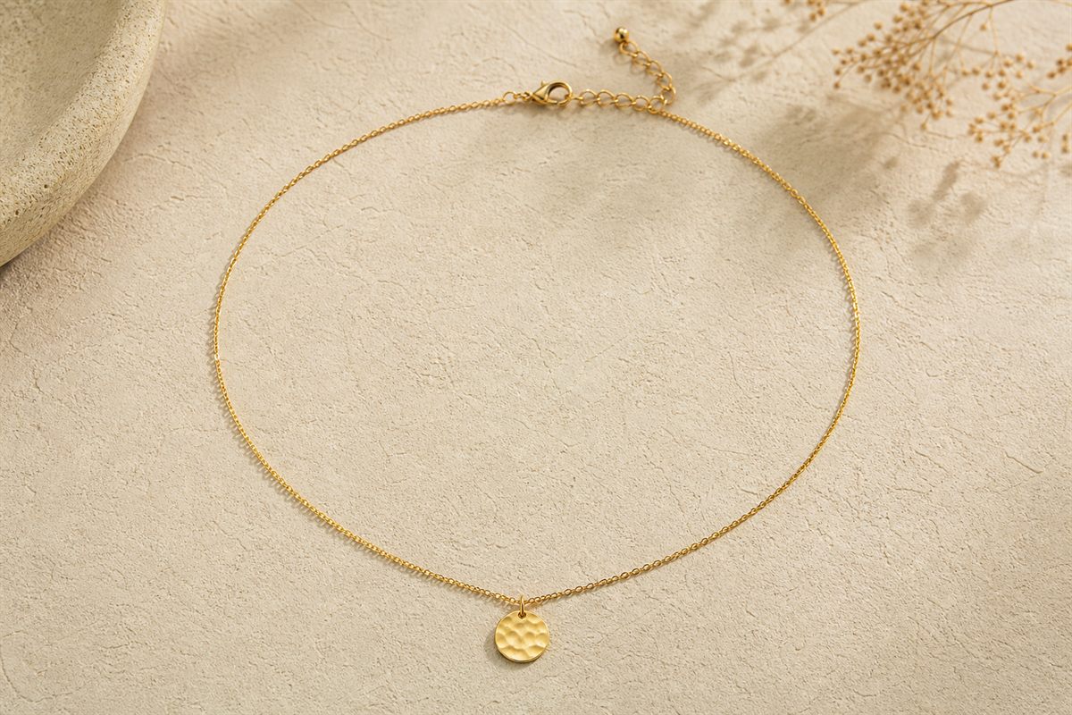 Iconic Collier Chaîne Fine Plaqué Or