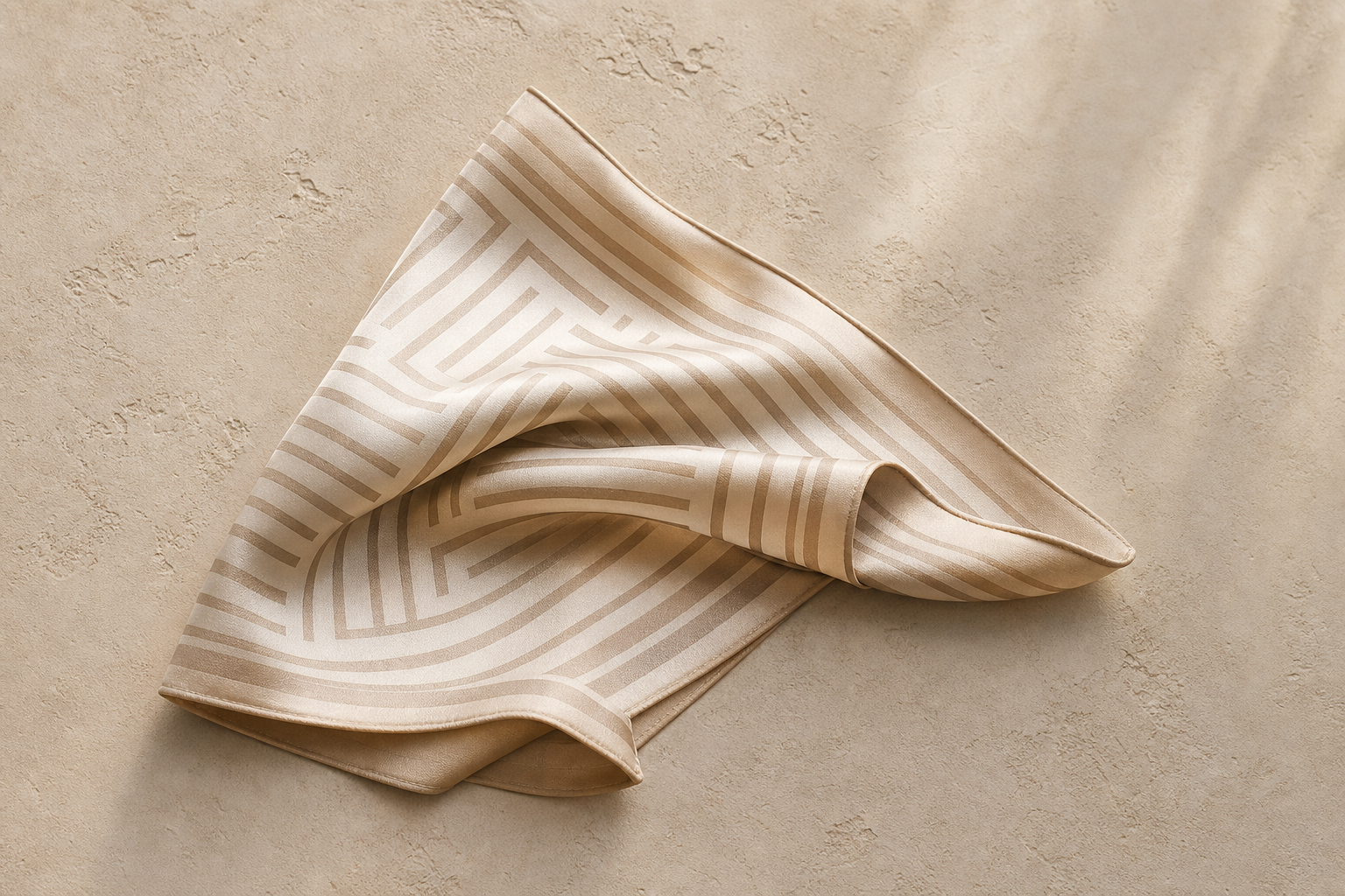 Mini Silk-Touch Square Scarf No.19