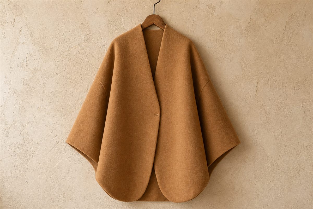 Manteau Cocoon en Cachemire Mélangé — Iconic