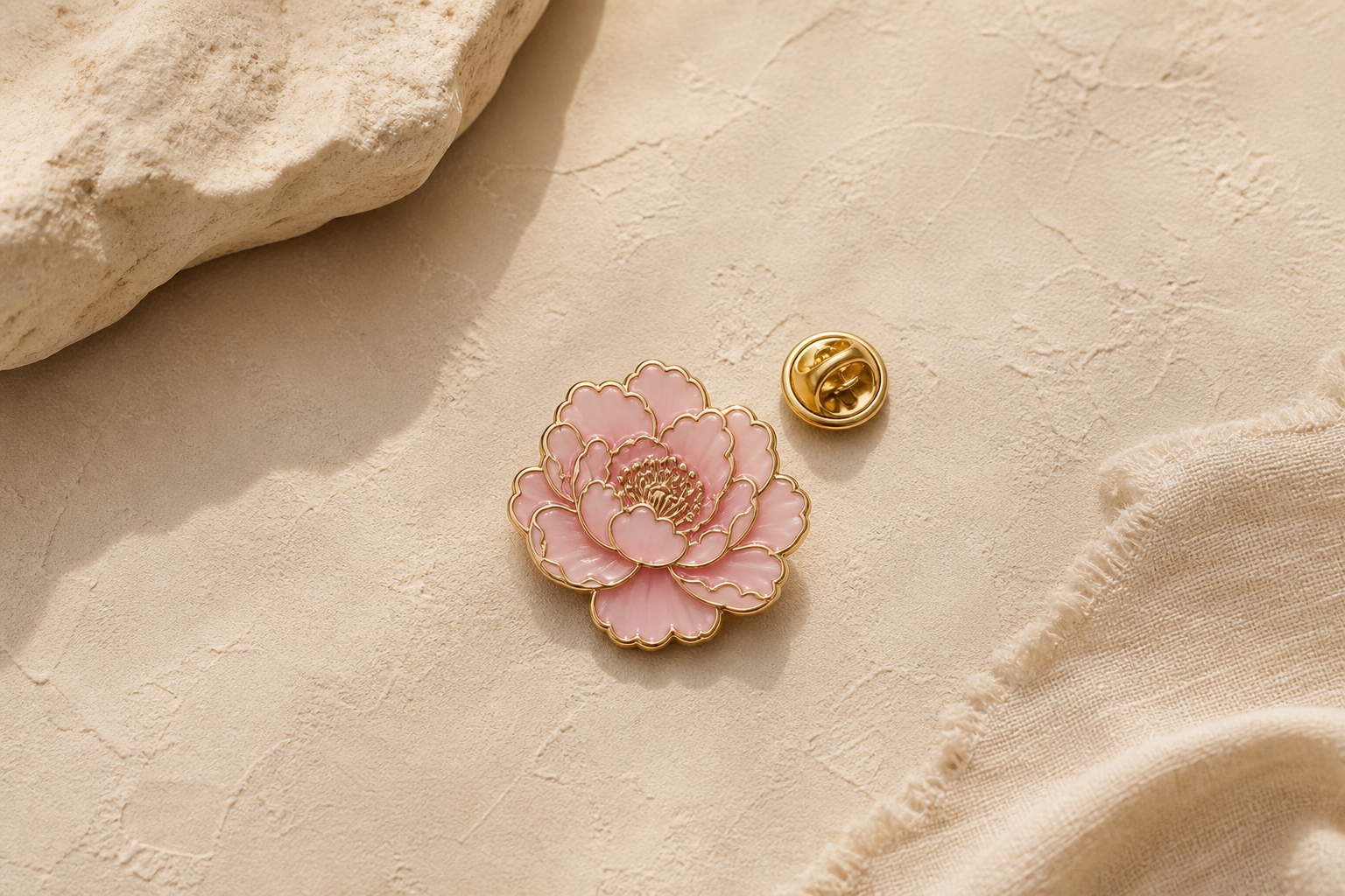 Enamel Flower Pin Limited Edition