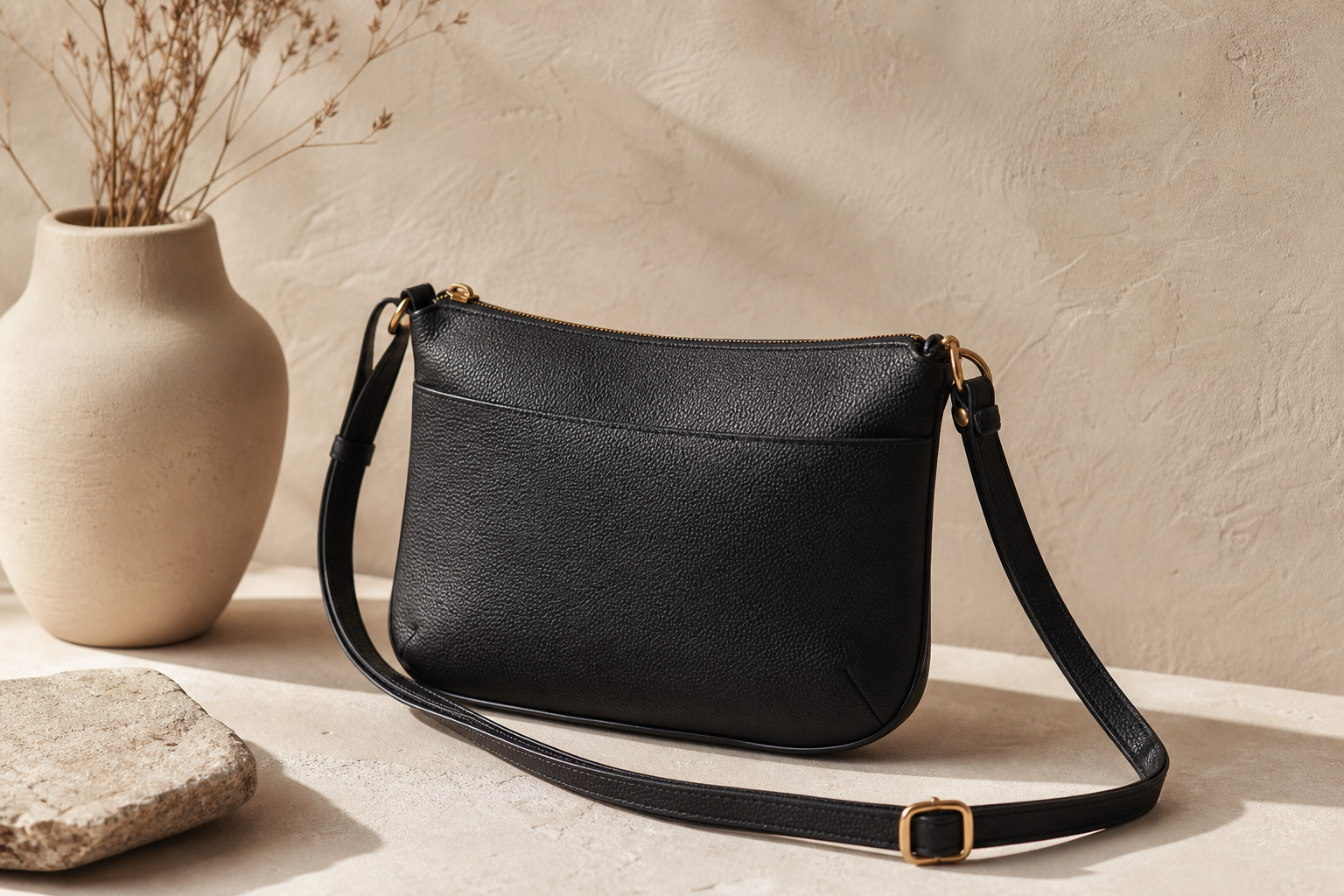 Iconic Mini Vegan-Leather Crossbody — Iconic