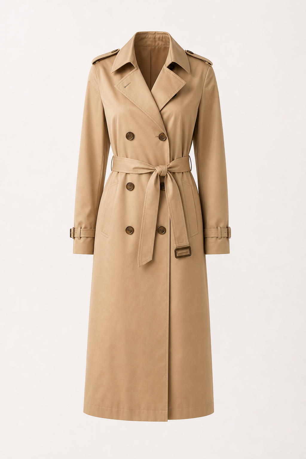 Iconic Long Coated Cotton Trench No.08